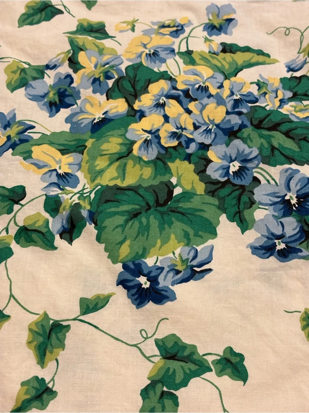 2 Waverly Home Sweet Violets Garden Room Pillow Shams Ivy Plaid Stripe Cord Trim